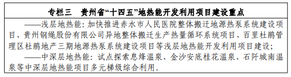地大熱能：貴州新能源發(fā)展“十四五”規(guī)劃地?zé)嵬顿Y超100億！
